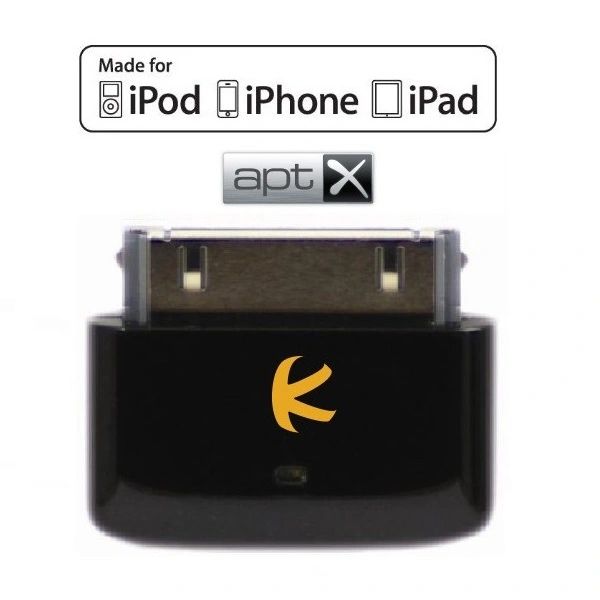 KOKKIA i10s + aptX (Luxurious Black) Tiny Bluetooth iPod Transmitter for  iPod/iPhone/iPad with Apple authentication, Delivers Cleaner Audio with